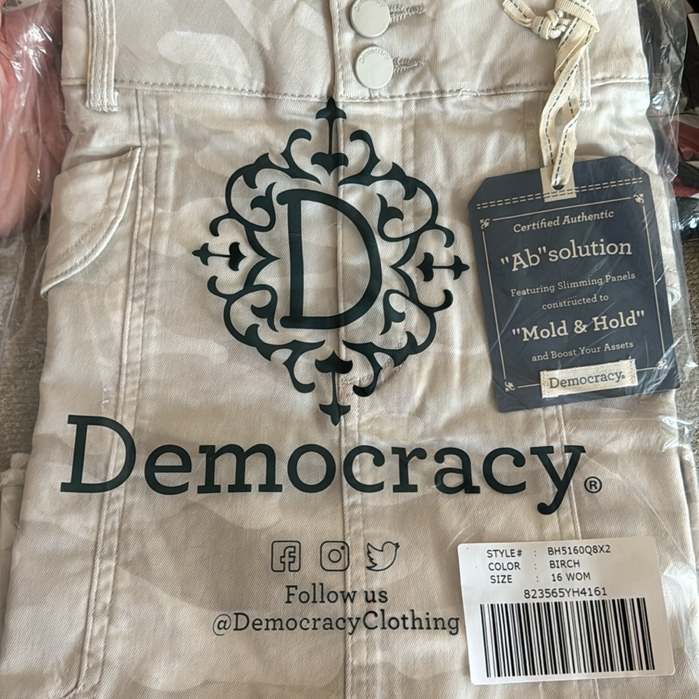 Democracy Ab Utility Skirt Birch Cream Beige Light Camo Print 20w - Picture 3 of 3